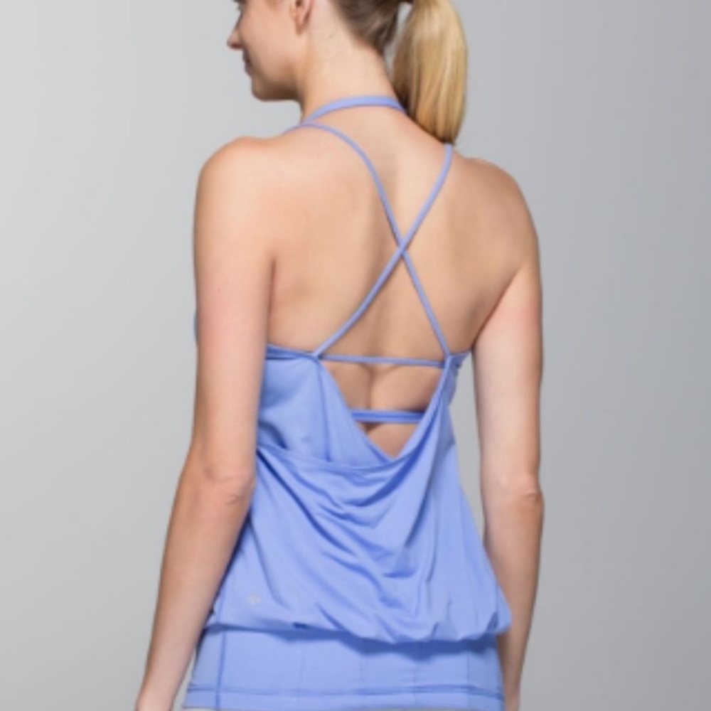 lululemon athletica Light Blue Tank Top